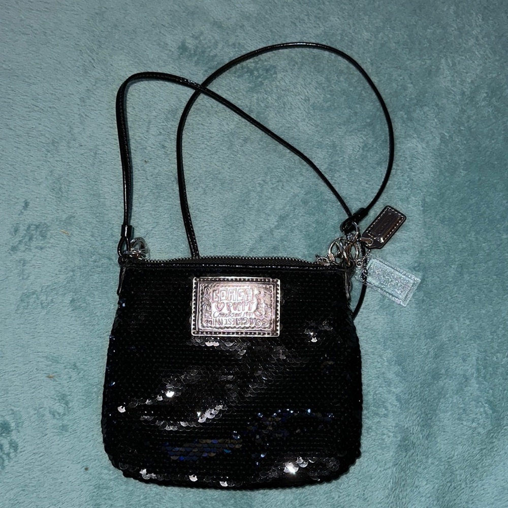 EUC Coach Poppy Sequin Disco Swing Bag